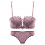 Front button Strapless underwear women's small chest gathering upper non slip invisible bra without trace and steel ring back bra
